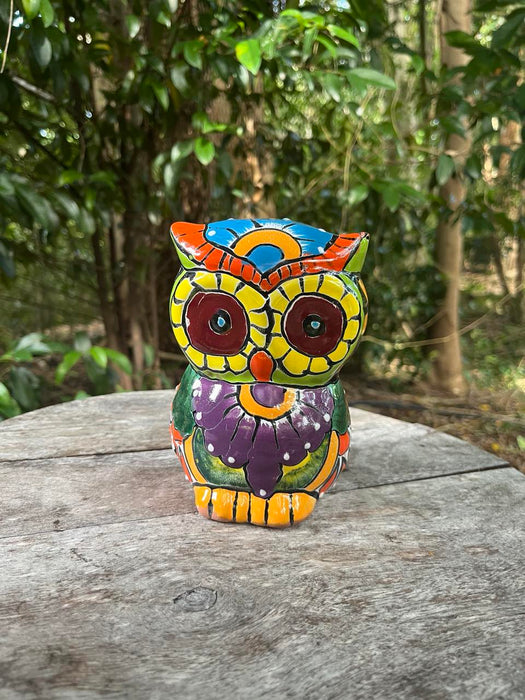 Talavera Owl Ornament