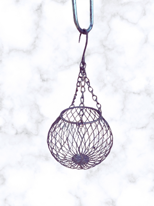 Decorative wire hanging pot SML